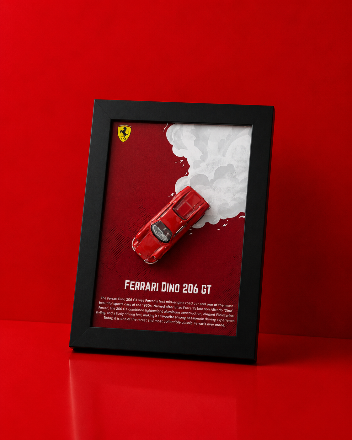 Ferrari Dino 3D Car Frame Gift Hamper for Men