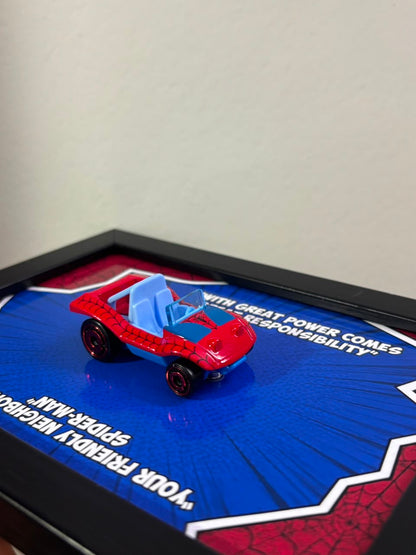 Spider-Man 3D Detachable Car Frame