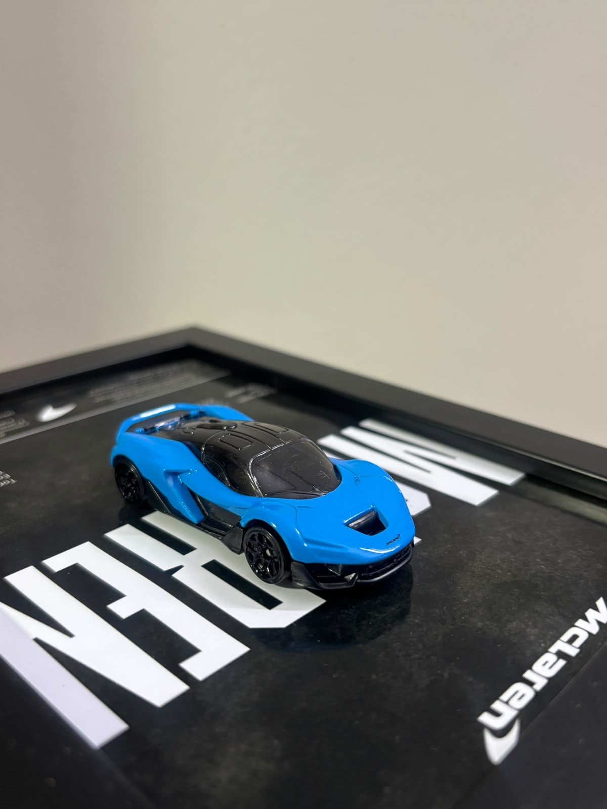 McLaren W1 Blue 3D Car Frame