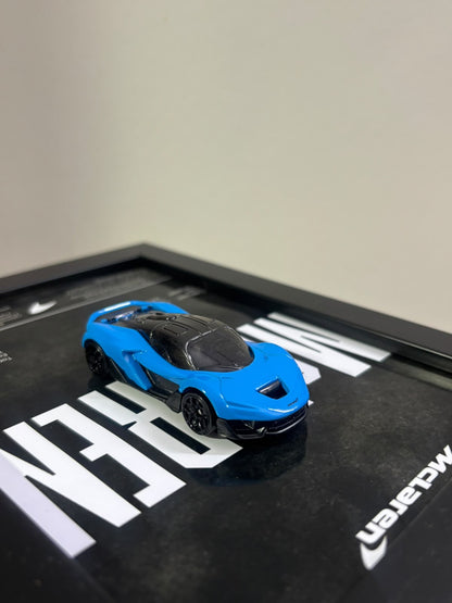 McLaren W1 Blue 3D Car Frame