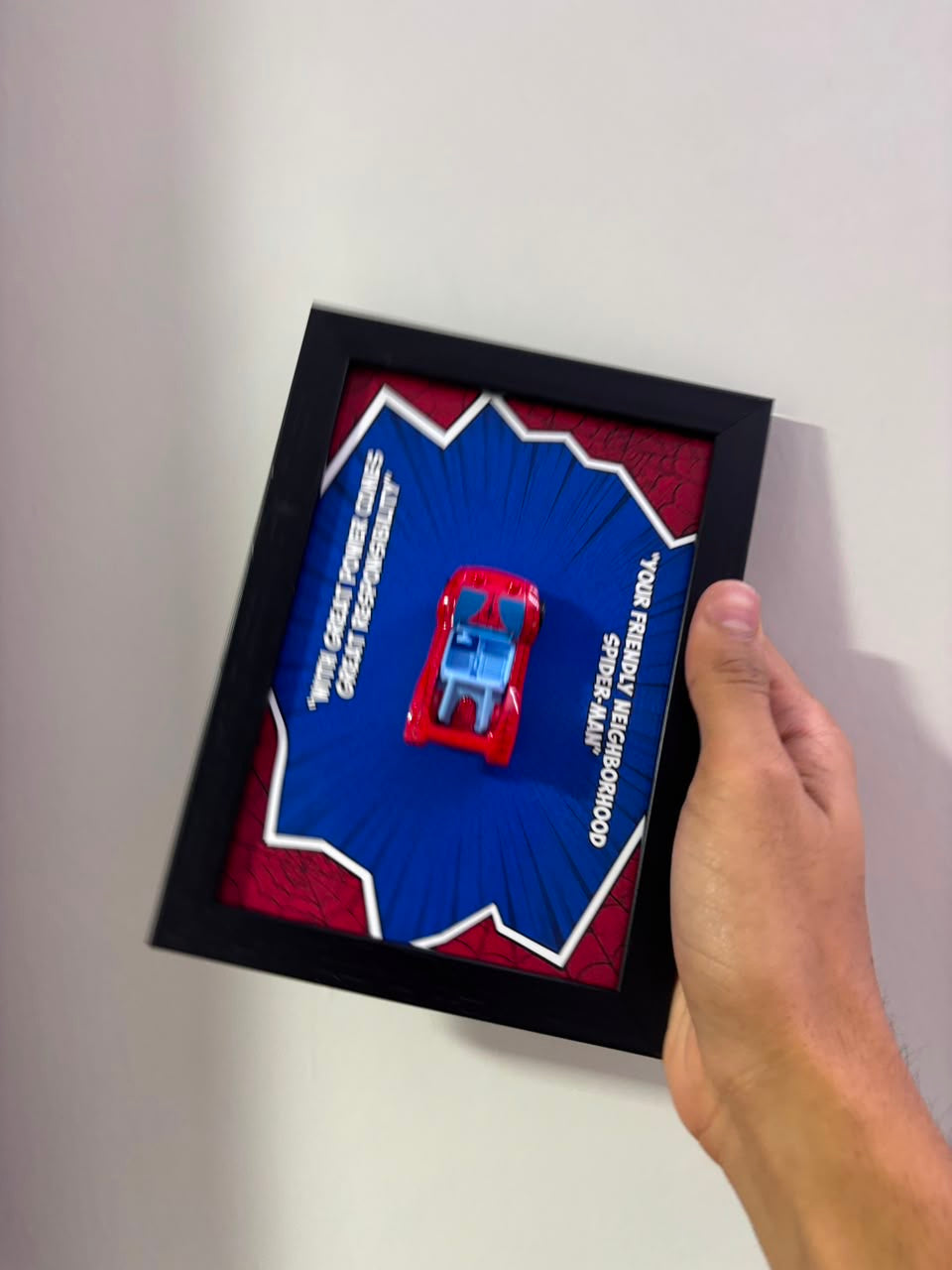 Spider-Man 3D Detachable Car Frame