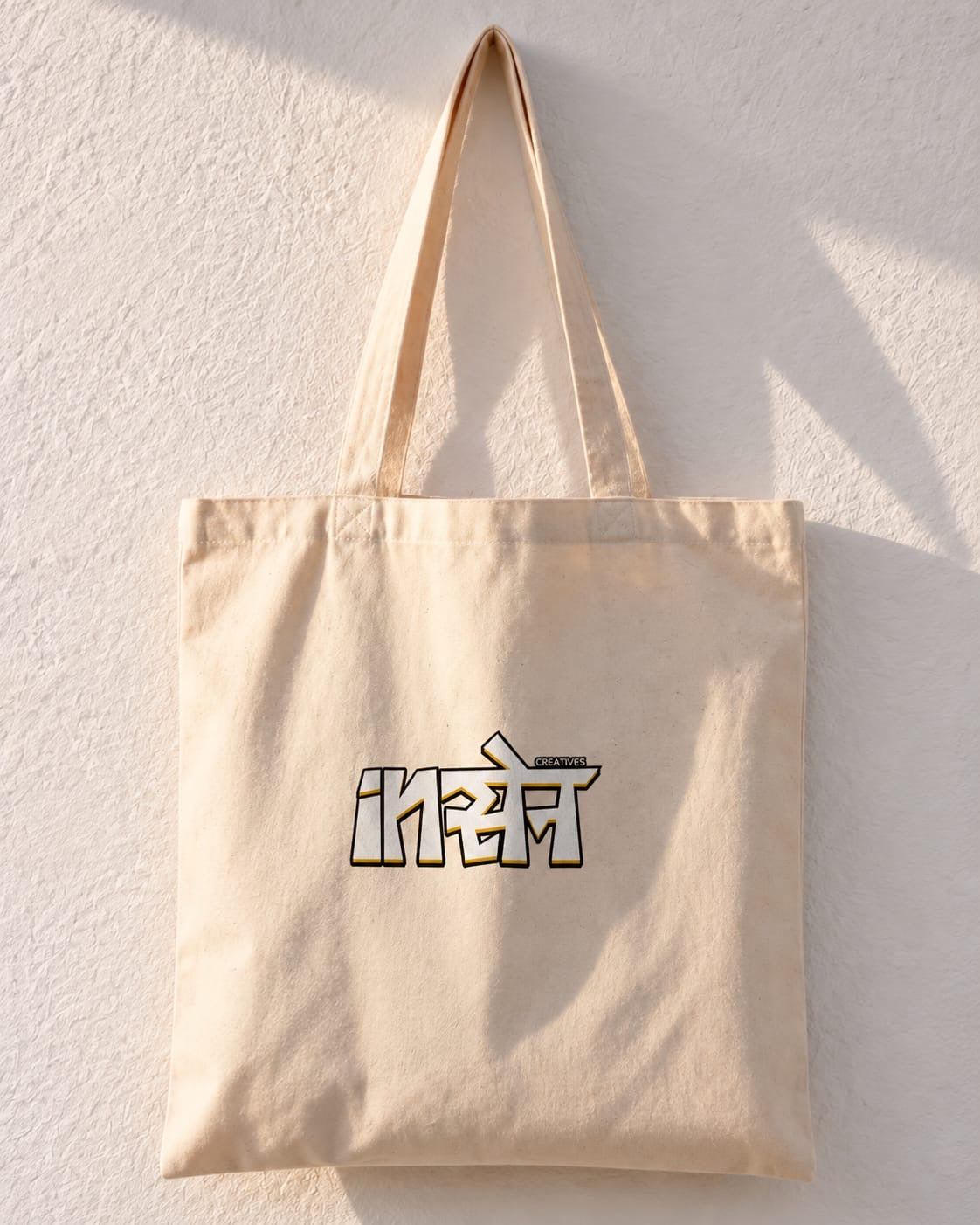 IKILERT Creatives Hindi Outlined Tote Bag