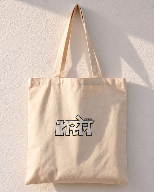 IKILERT Creatives Hindi Outlined Tote Bag