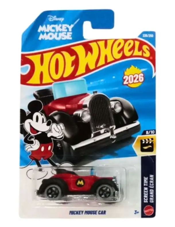 Hot Wheels Mickey Mouse Car Screen Time | 1:64 Diecast Car