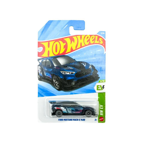 Hot Wheels Ford Mustang Mach-E 1400 (Blue) HW EV | 1:64 Diecast Car