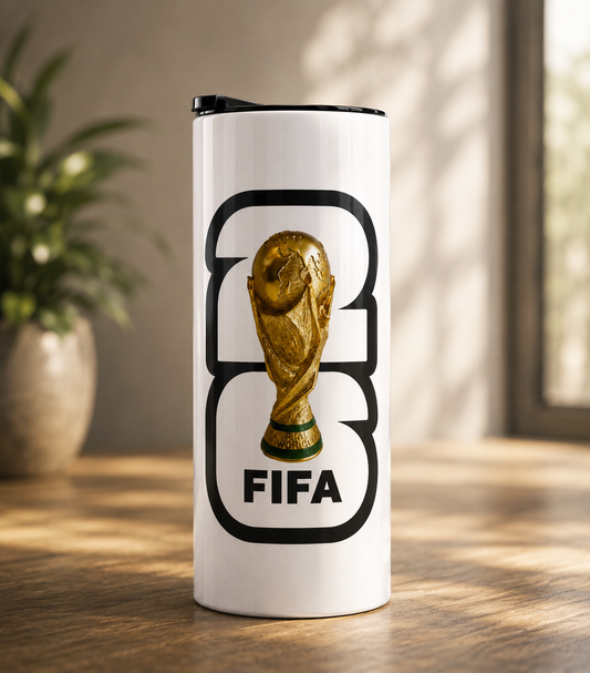 FIFA World Cup 2026 Trophy Football Tumbler