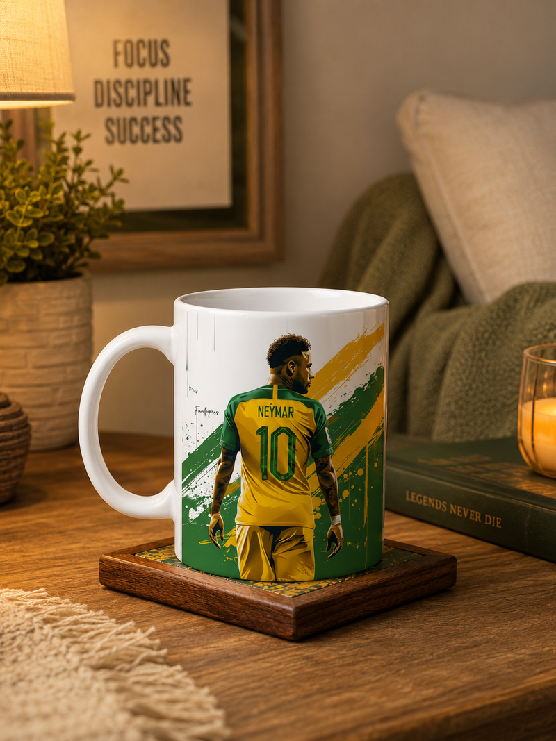 Neymar Jr Brazil #10 Football Mug
