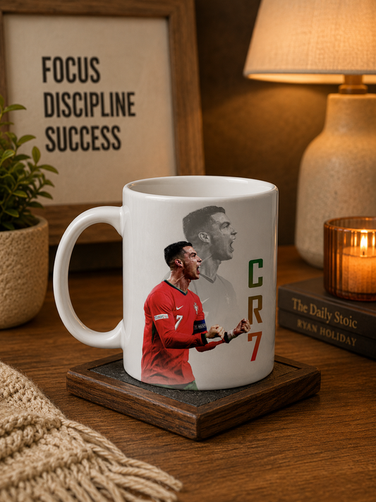 Cristiano Ronaldo Manchester United Legacy Football Mug