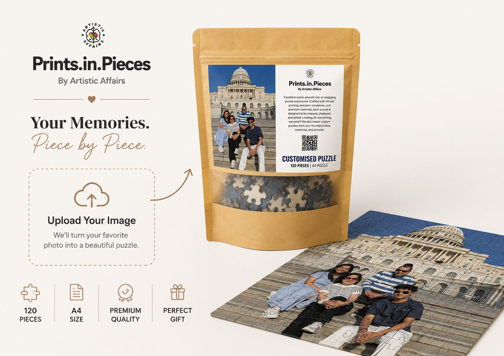 Customised Photo Puzzle | 120 Piece A4 Personalised Jigsaw