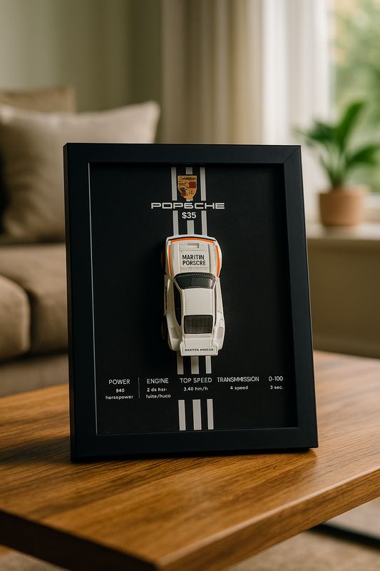 Porsche 935 3d Car Frame  (majorette)