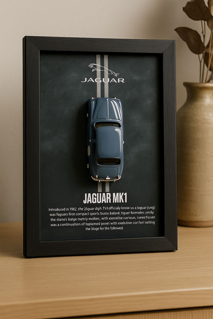 Jaguar MK1 3d Hotwheels Car Frame