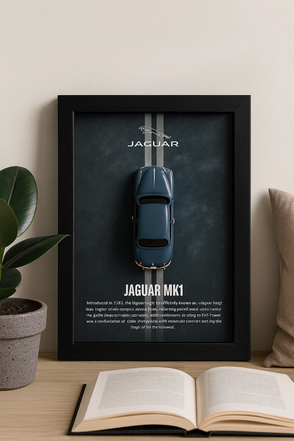 Jaguar MK1 3d Hotwheels Car Frame