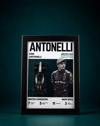 Kimi Antonelli Mercedes F1 Birthday Frame Hamper