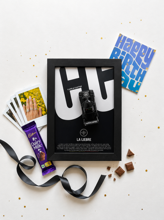 La Liebre 3D Car Frame Gift Hamper for Men