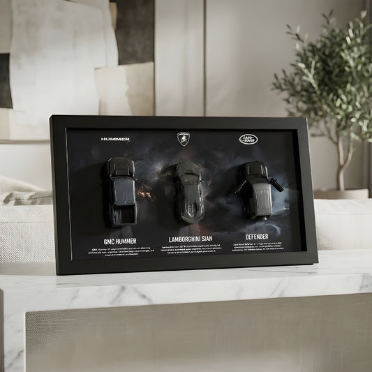 Triple Drive 3d Car Frame (Black Edition)