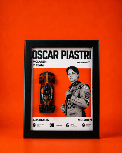 Oscar Piastri McLaren F1 Birthday Frame Hamper
