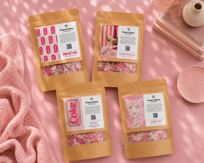 Pink Aesthetic Puzzle Combo (Pack of 4, 120 Pieces Each)