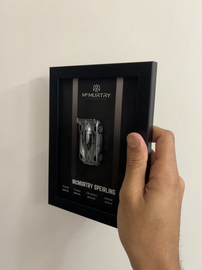 McMurtry Spierling 3d Hotwheels Car frame 1:64 scale (Q case)