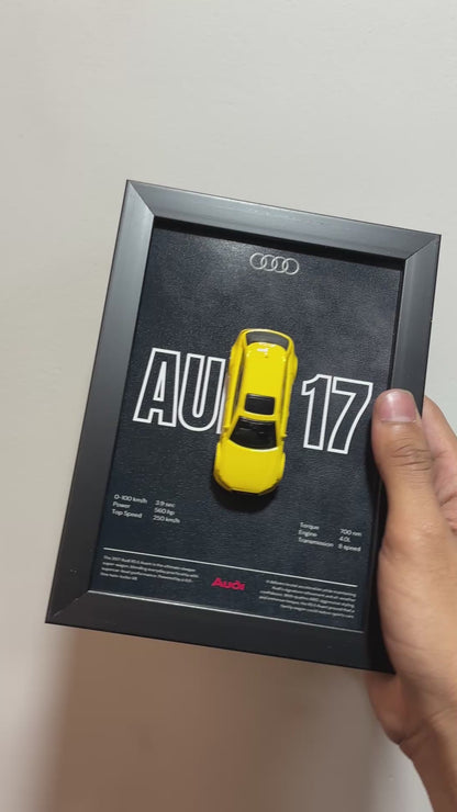 Audi 17 3d Hotwheels Car Frame