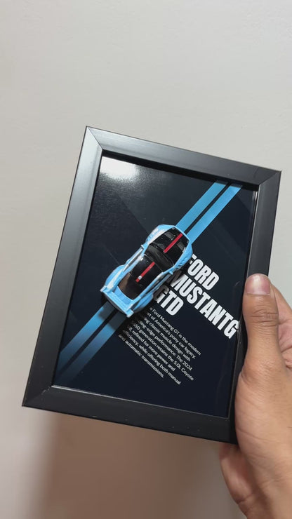 FORD MUSTANG GTD 3d Hotwheels Car Frame