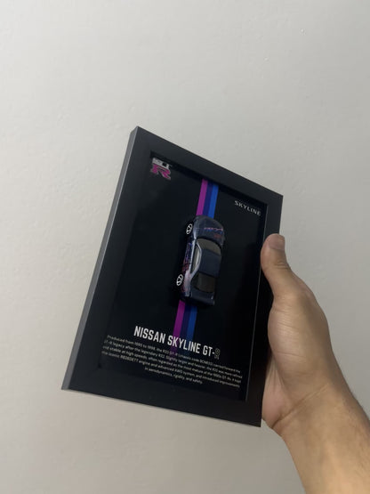 Nissan Skyline GtR 3d Hotwheels Car Frame