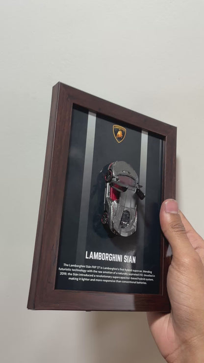 Lamborghini Sian 3d Car Frame
