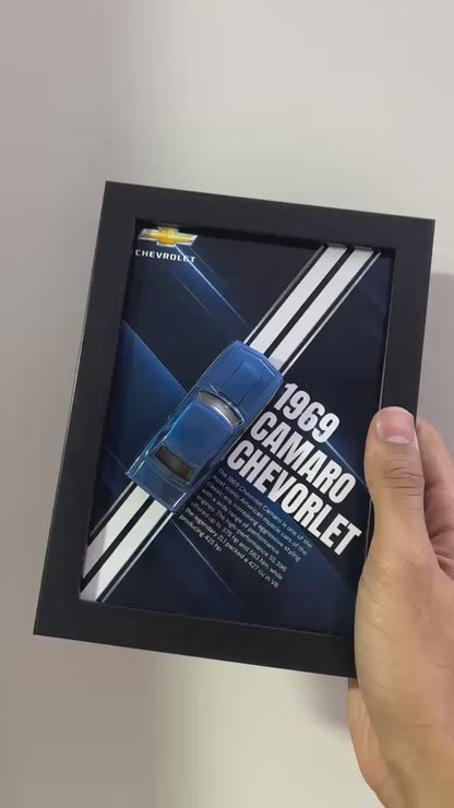 1969 Chevrolet Camaro 3D Detachable Car Frame