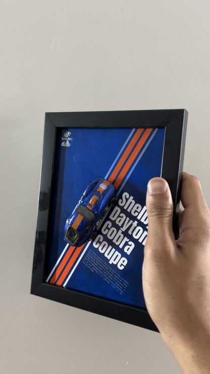 Shelby Daytona Cobra Coupe 3d Hotwheels Car Frame