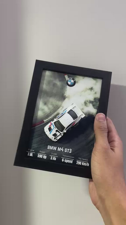 BMW M4 GT3 3D Detachable Car Frame