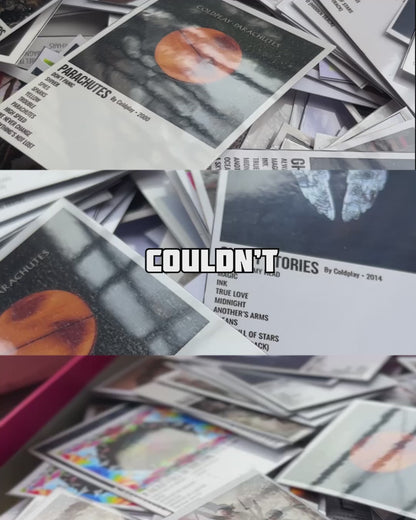 Coldplay Polaroids (Set of 9)