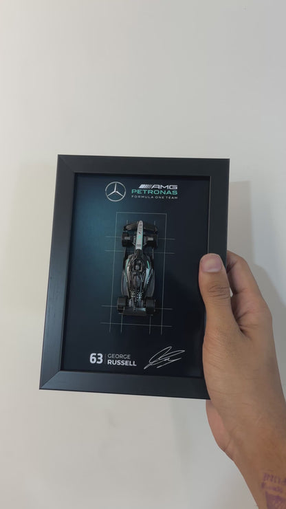 Mercedes F1 Hotwheels Car Frame
