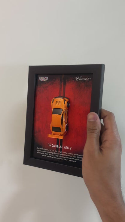Cadillac '16 ATS V 3d Hotwheels Car Frame