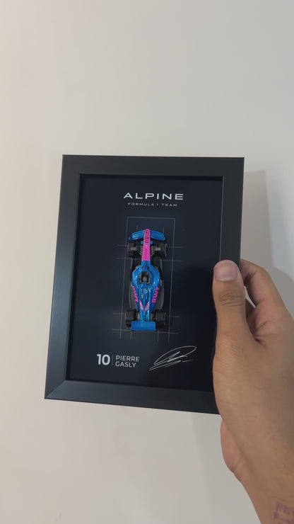 Alpine F1 Hotwheels Car Frame