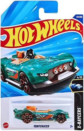 Hot Wheels Mainline - K Case 2025 | L Case 2025 - Monteracer - HW X-Racer - Long Card
