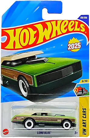 Hot Wheels Mainline - L Case 2025 - Long Bloc - HW Art Cars - Long Card