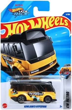 Hot Wheels Kowloon'D Hypervan Die Cast Car (Multicolour) - 1 unit