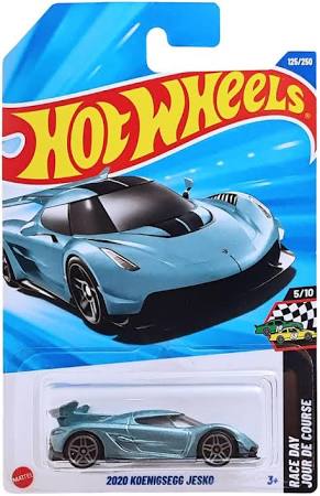 Hot Wheels 2020 Koenigsegg Jesko Race Day for Ages 3 Years and Up 125/250 (Blue)