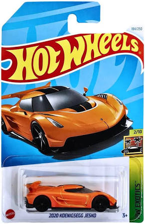 Hot Wheels 2020 Koenigsegg Jesko HW Exotics Ages 3 by Artistic Affairs (Orange)