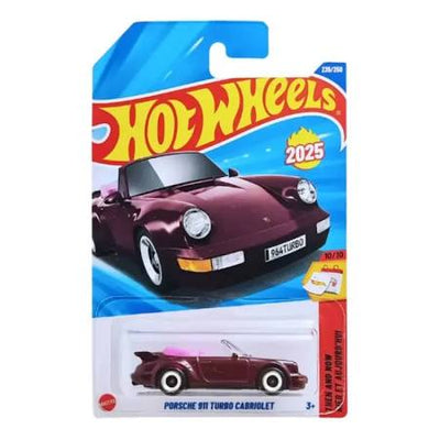 Hot Wheels Porsche 911 Turbo Cabriolet N Case 2025