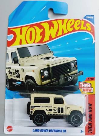 Hot Wheels C4982 Then And Now Land Rover Defender 90 Die Cast Toy Car Mainline D Case