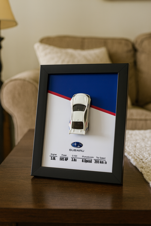 Subaru 3d Hotwheels Car Frame