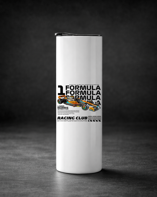 Lando Norris McLaren F1 Team Stainless Steel Tumbler with Metal Straw