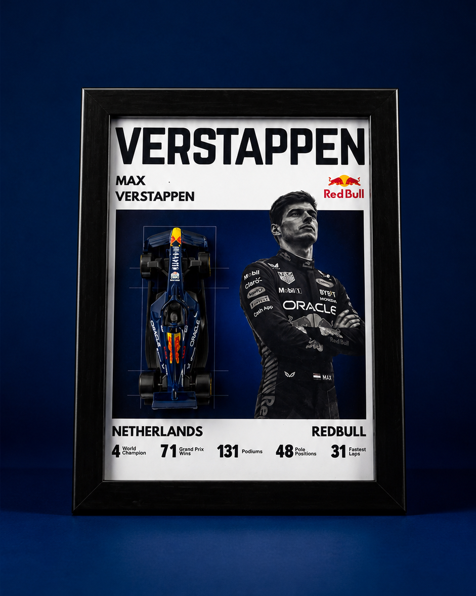 Max Verstappen Red Bull F1 Birthday Frame Hamper
